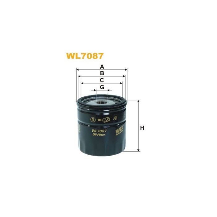 WIX FILTERS Ölfilter WL7087