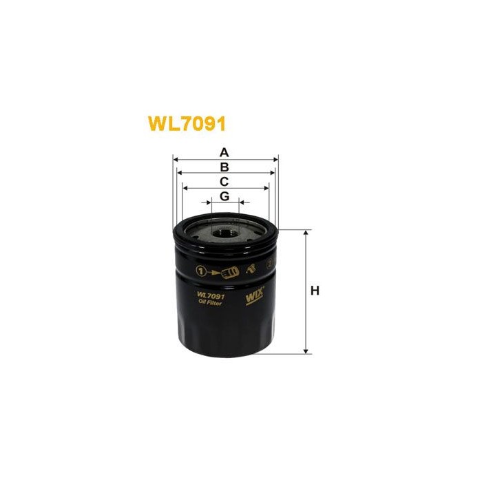 WIX FILTERS Ölfilter WL7091
