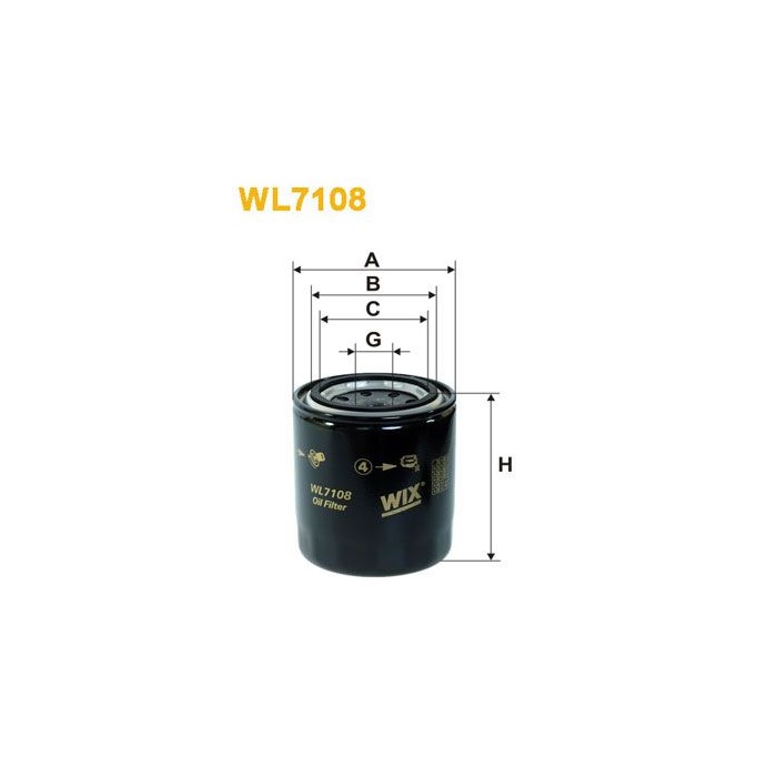 WIX FILTERS Ölfilter WL7108