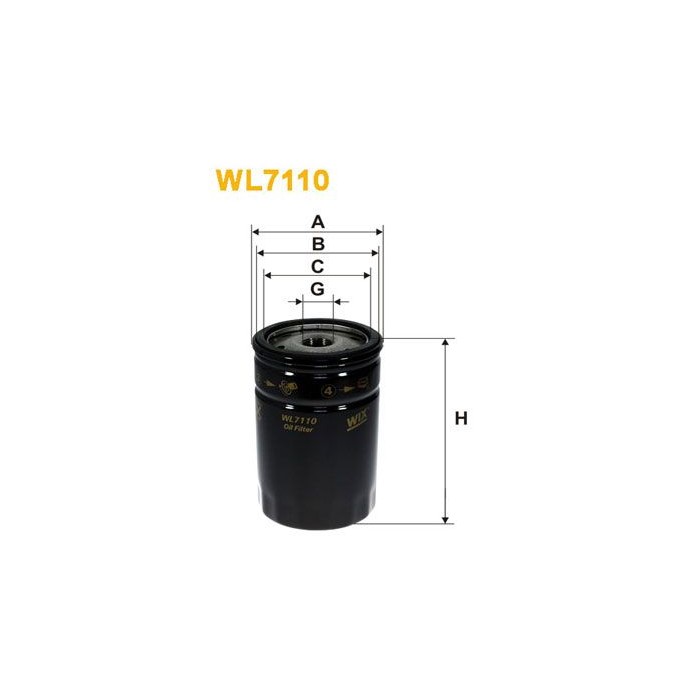 WIX FILTERS Ölfilter WL7110