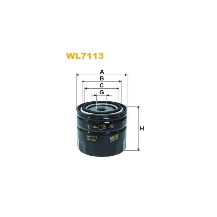 WIX FILTERS Ölfilter WL7113