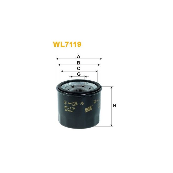WIX FILTERS Ölfilter WL7119