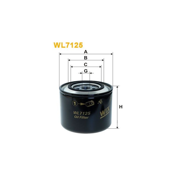 WIX FILTERS Ölfilter WL7125