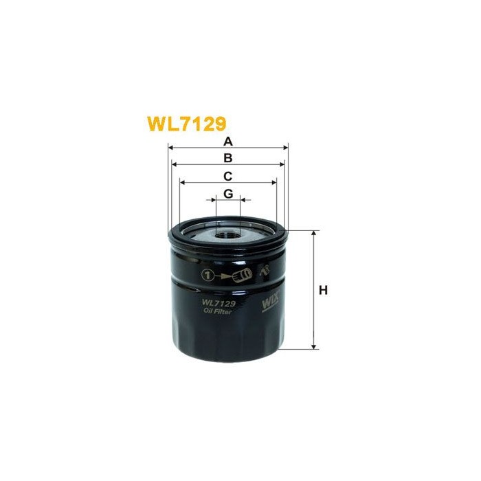 WIX FILTERS Ölfilter WL7129