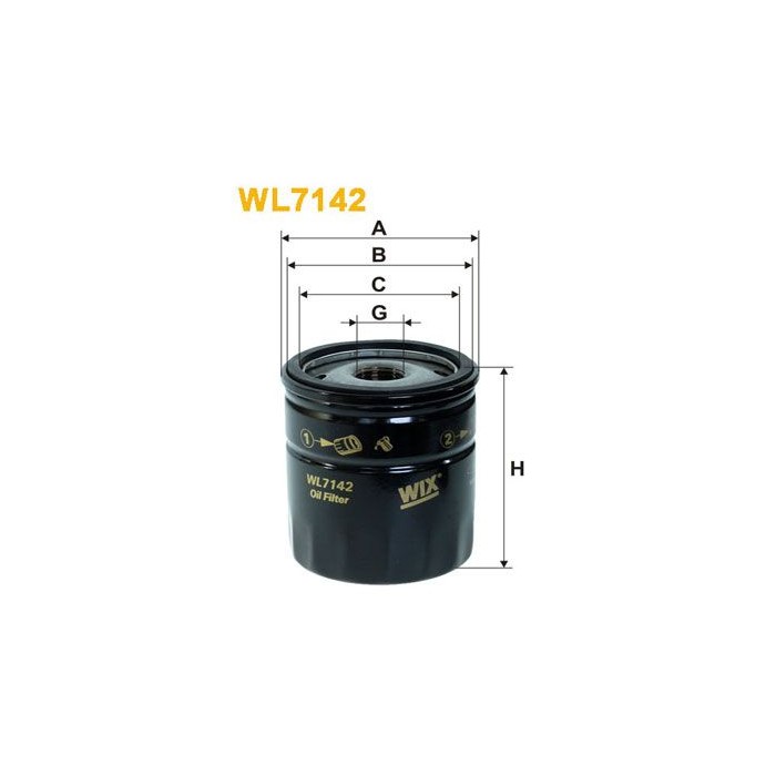 WIX FILTERS Ölfilter WL7142