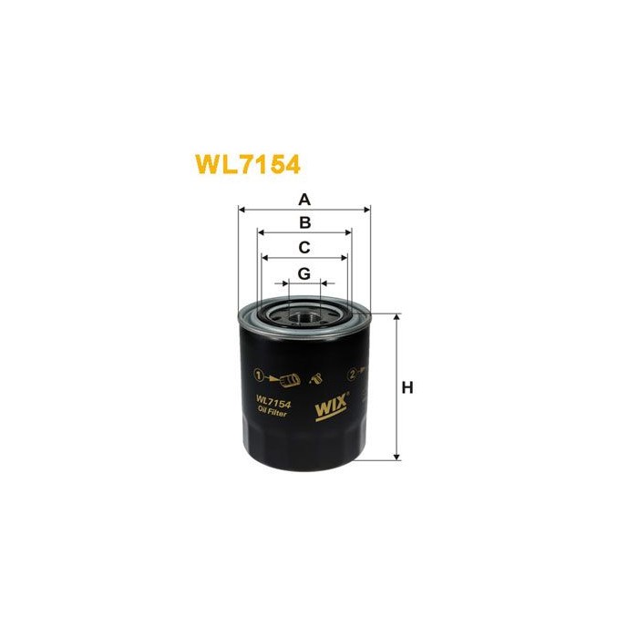 WIX FILTERS Ölfilter WL7154