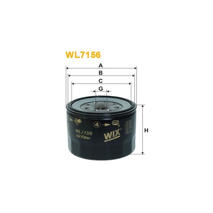 WIX FILTERS Ölfilter WL7156