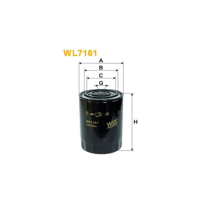 WIX FILTERS Ölfilter WL7161
