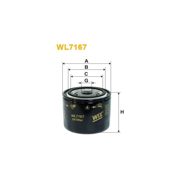 WIX FILTERS Ölfilter WL7167