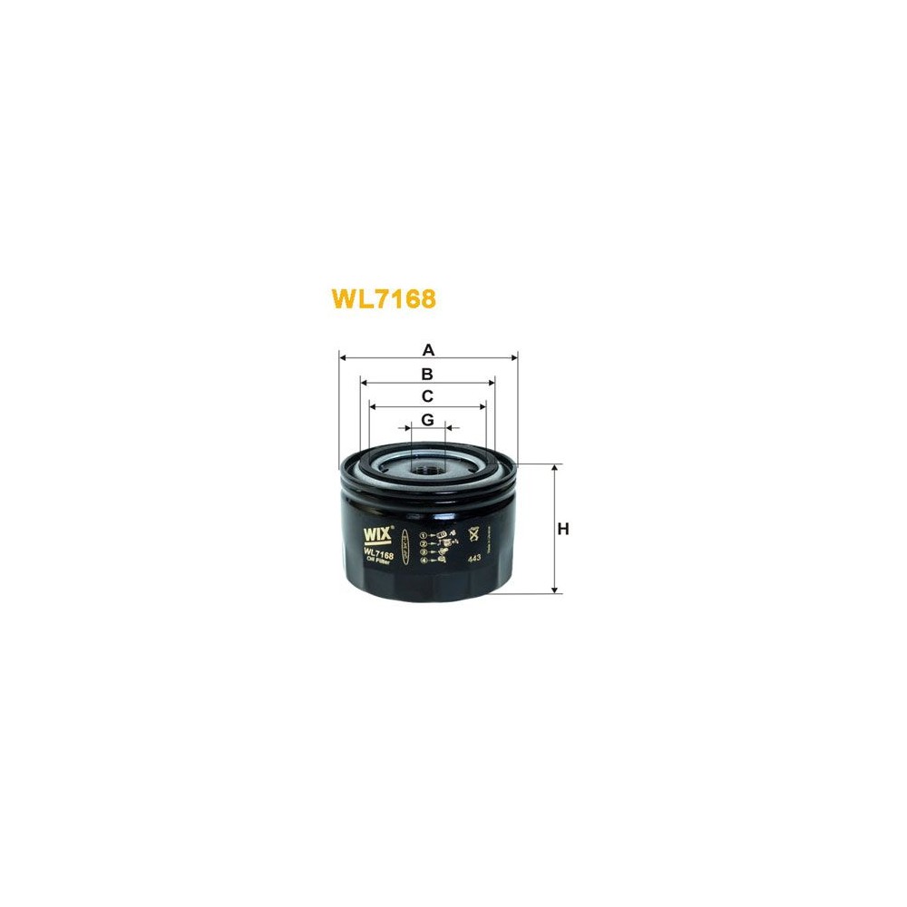 WIX FILTERS Ölfilter WL7168