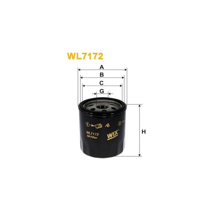 WIX FILTERS Ölfilter WL7172