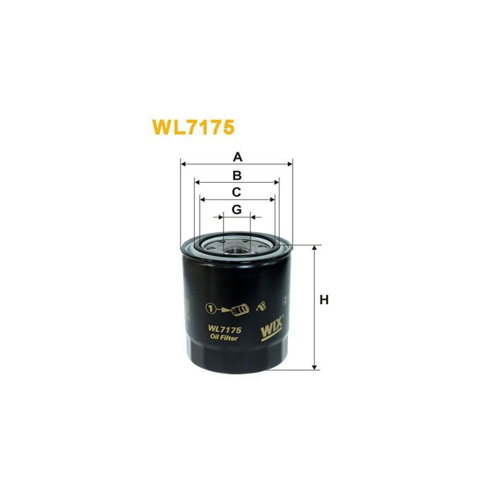 WIX FILTERS Ölfilter WL7175