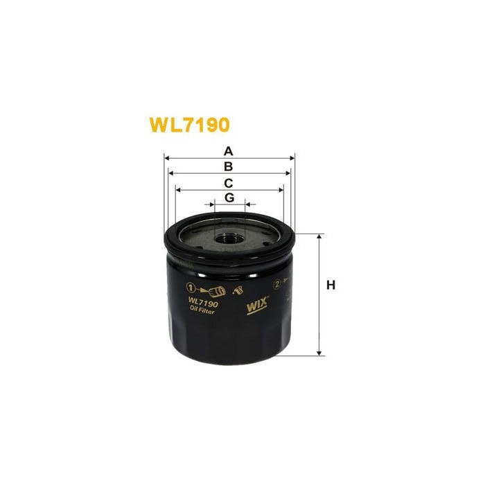 WIX FILTERS Ölfilter WL7190