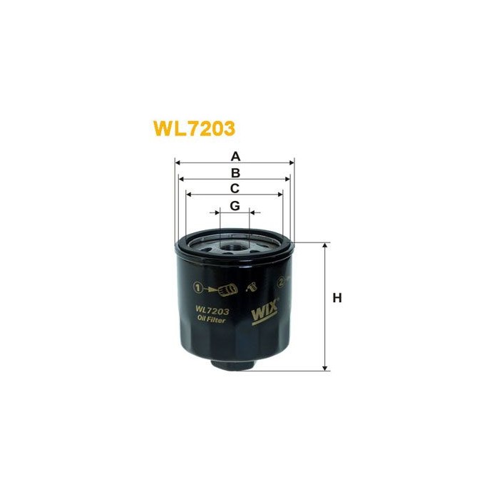 WIX FILTERS Ölfilter WL7203