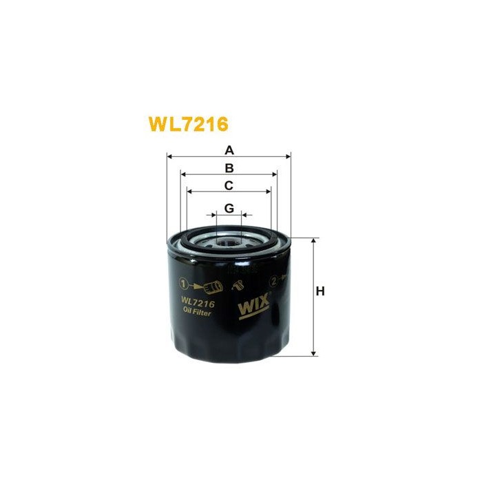 WIX FILTERS Ölfilter WL7216