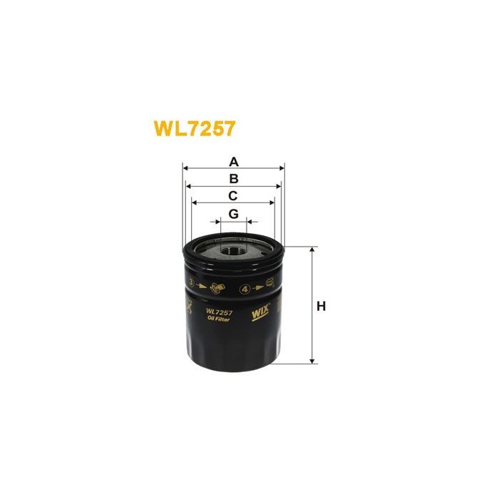 WIX FILTERS Ölfilter WL7257
