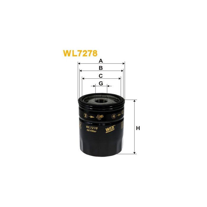 WIX FILTERS Ölfilter WL7278