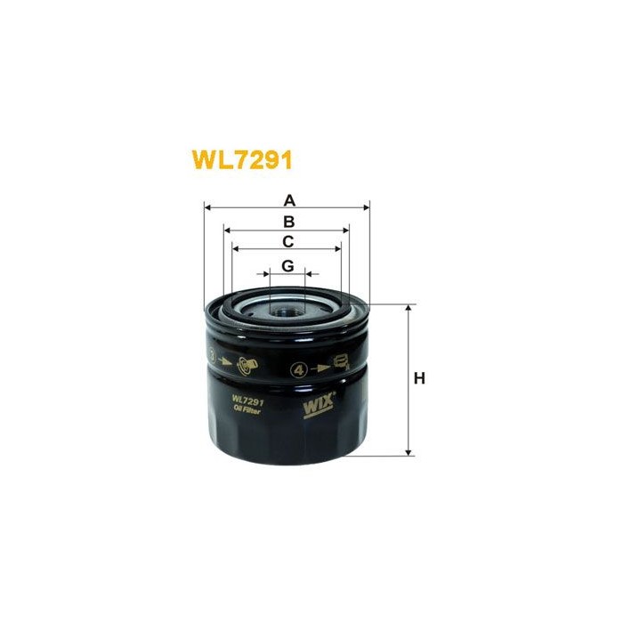 WIX FILTERS Ölfilter WL7291