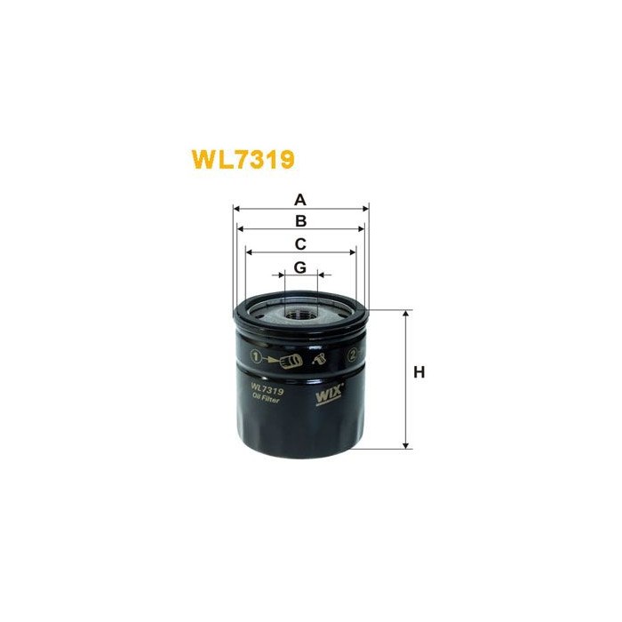 WIX FILTERS Ölfilter WL7319