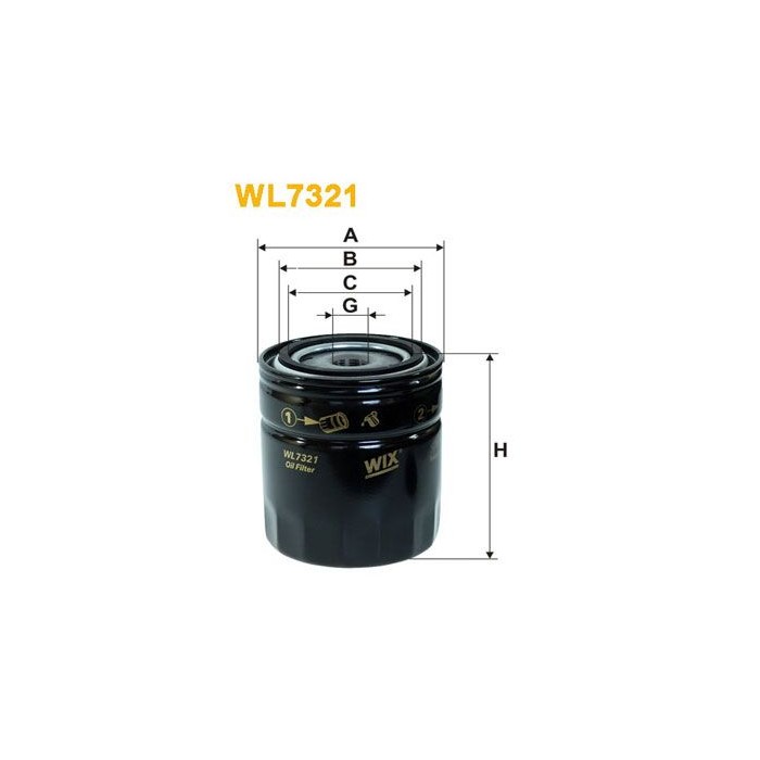 WIX FILTERS Ölfilter WL7321