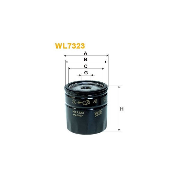 WIX FILTERS Ölfilter WL7323