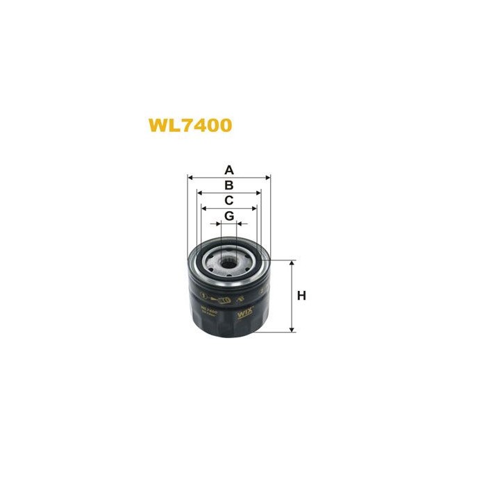 WIX FILTERS Ölfilter WL7400
