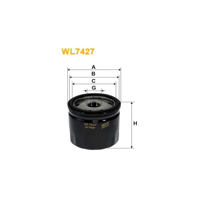 WIX FILTERS Ölfilter WL7427