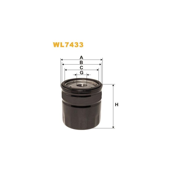 WIX FILTERS Ölfilter WL7433