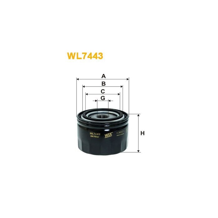 WIX FILTERS Ölfilter WL7443
