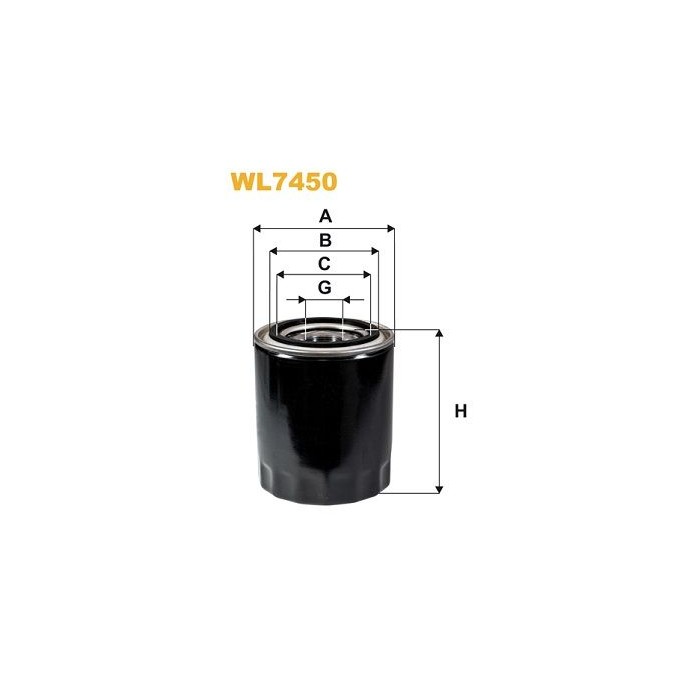 WIX FILTERS Ölfilter WL7450