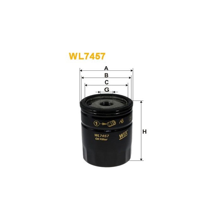 WIX FILTERS Ölfilter WL7457