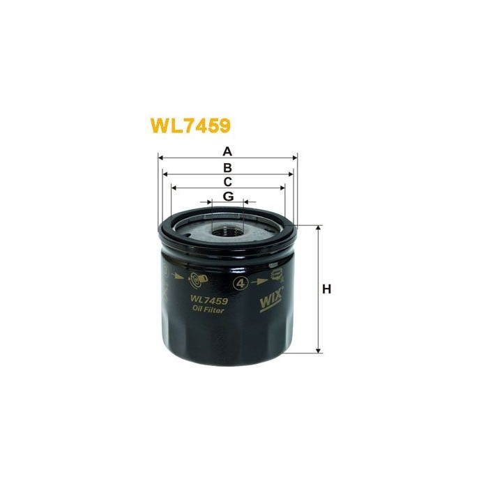 WIX FILTERS Ölfilter WL7459