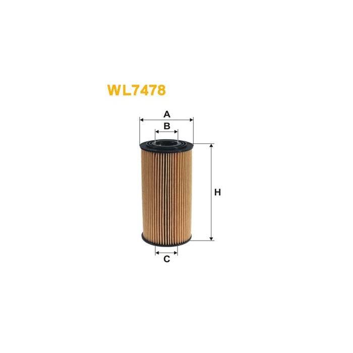 WIX FILTERS Ölfilter WL7478