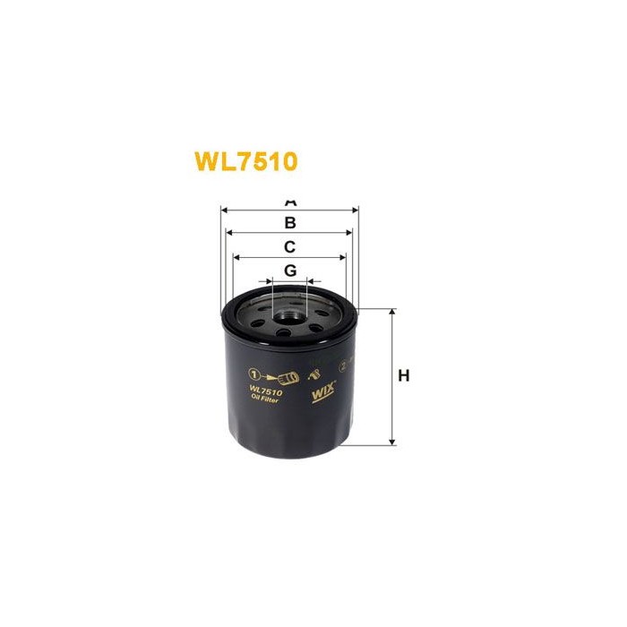 WIX FILTERS Ölfilter WL7510