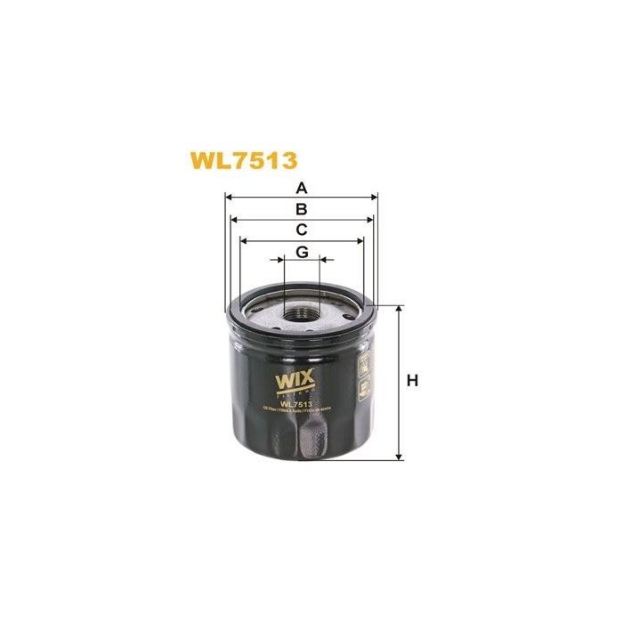 WIX FILTERS Ölfilter WL7513