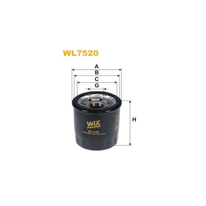 WIX FILTERS Ölfilter WL7520