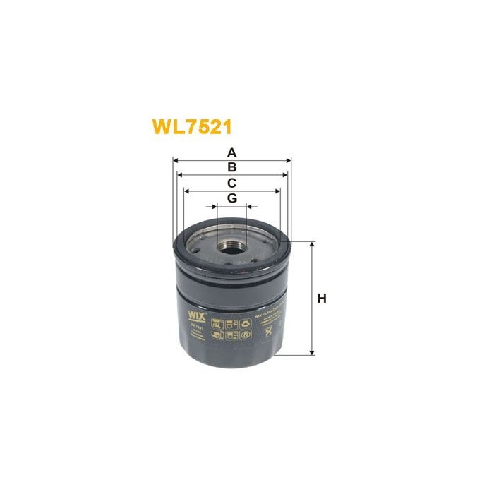 WIX FILTERS Ölfilter WL7521