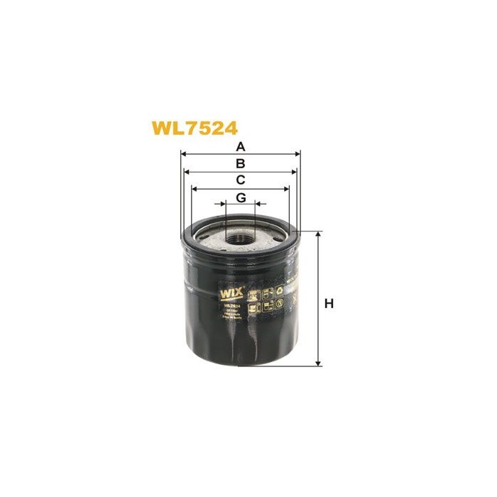 WIX FILTERS Ölfilter WL7524