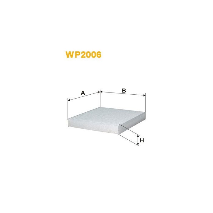WIX FILTERS Filter, Innenraumluft WP2006
