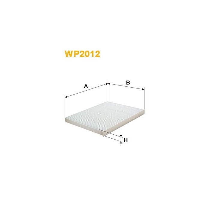 WIX FILTERS Filter, Innenraumluft WP2012