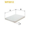 WIX FILTERS Filter, Innenraumluft WP2012