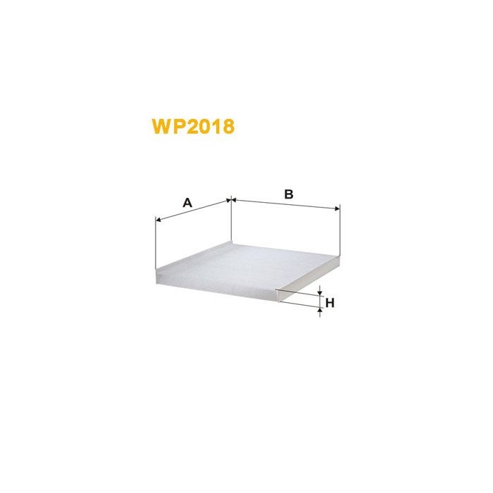 WIX FILTERS Filter, Innenraumluft WP2018