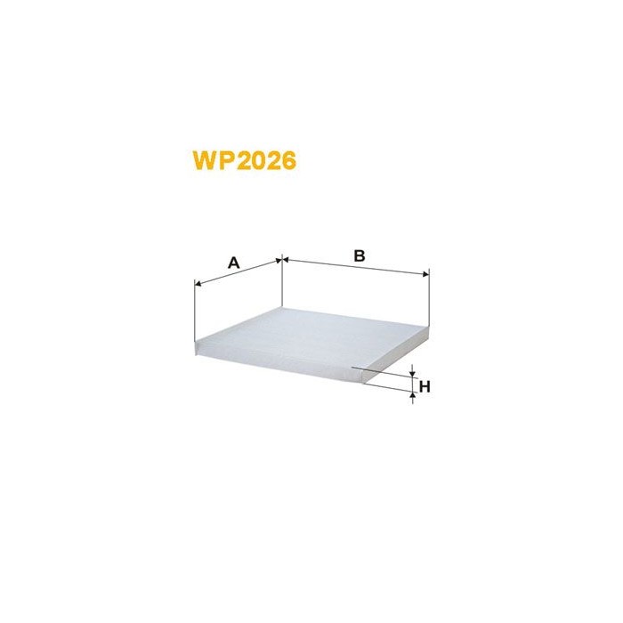 WIX FILTERS Filter, Innenraumluft WP2026