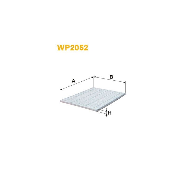 WIX FILTERS Filter, Innenraumluft WP2052