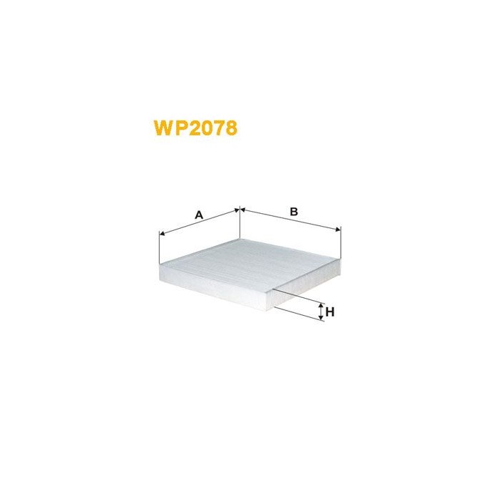 WIX FILTERS Filter, Innenraumluft WP2078