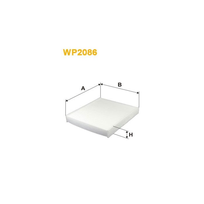 WIX FILTERS Filter, Innenraumluft WP2086