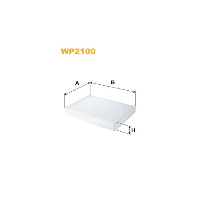 WIX FILTERS Filter, Innenraumluft WP2100