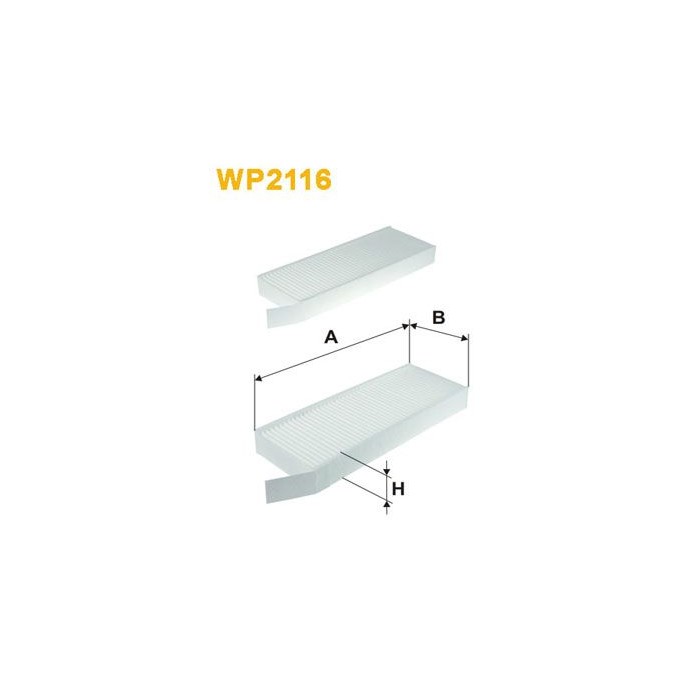 WIX FILTERS Filter, Innenraumluft WP2116