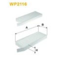 WIX FILTERS Filter, Innenraumluft WP2116