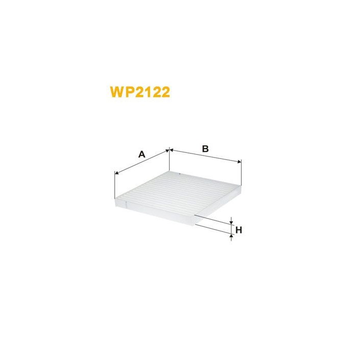 WIX FILTERS Filter, Innenraumluft WP2122